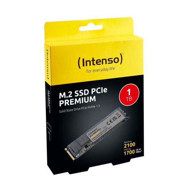 1TB INTENSO PREMİUM 3835460 GEN3x4 2100/1700MB/s SSD