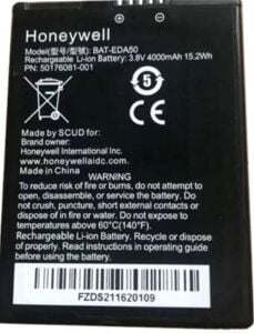 Honeywell 50176081-001 Eda50 Orjinal Batarya