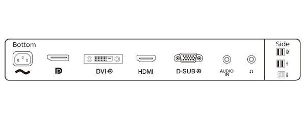 23.8 PHILIPS 241B8QJEB/00 IPS 5MS 75MHZ 1XVGA 1XHDMI 1XDP 1XDVI FHD 1920X1080 USB HOPARLÖR YÜKSEKLİK AYARI VESA SİYAH