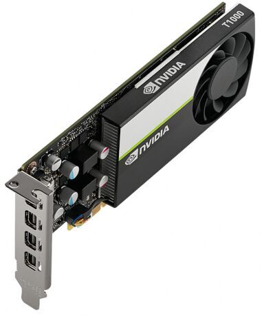 PNY NVIDIA T1000 (Quadro) 4GB GDDR6 mDP 128Bit (VCNT1000-SB) (Aksesuarsız)