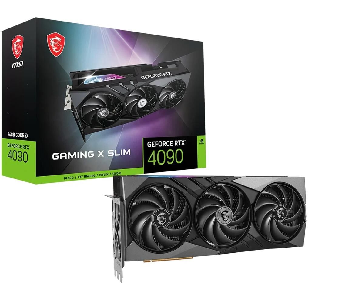 Msı Geforce Rtx4090 Gamıng X Slım 24G 24Gb Gddr6x 384Bit Hdmı-Dp Ekran Kartı