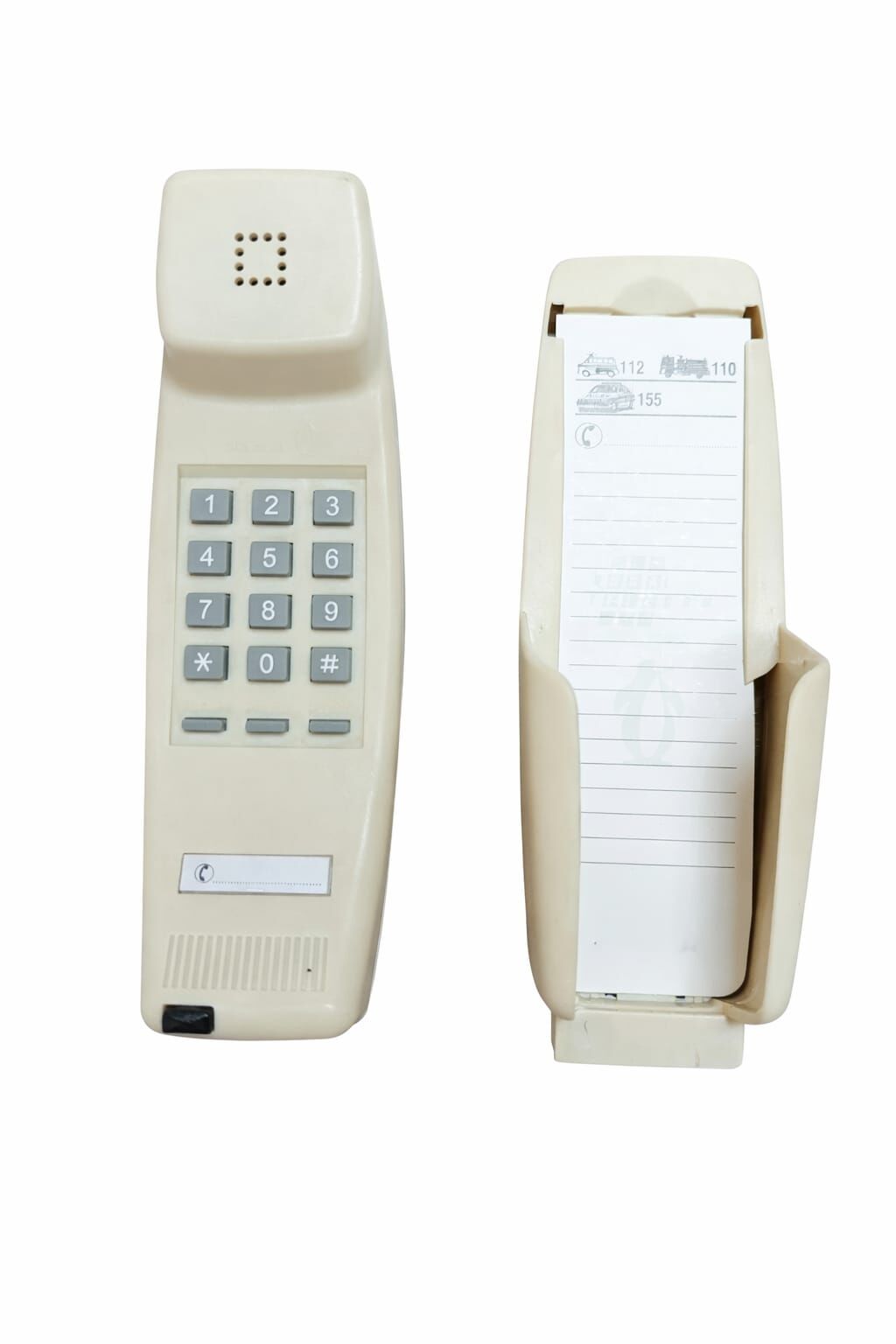 Penguen Krem Kablolu Duvar Telefonu