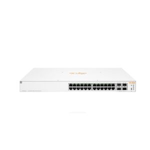 HPE ARUBA ION 1930 JL684B 24 PORT GIGABIT+4X10GB SFP YÖNETİLEBİLİR L2+ RACKMOUNT 370W POE SWITCH