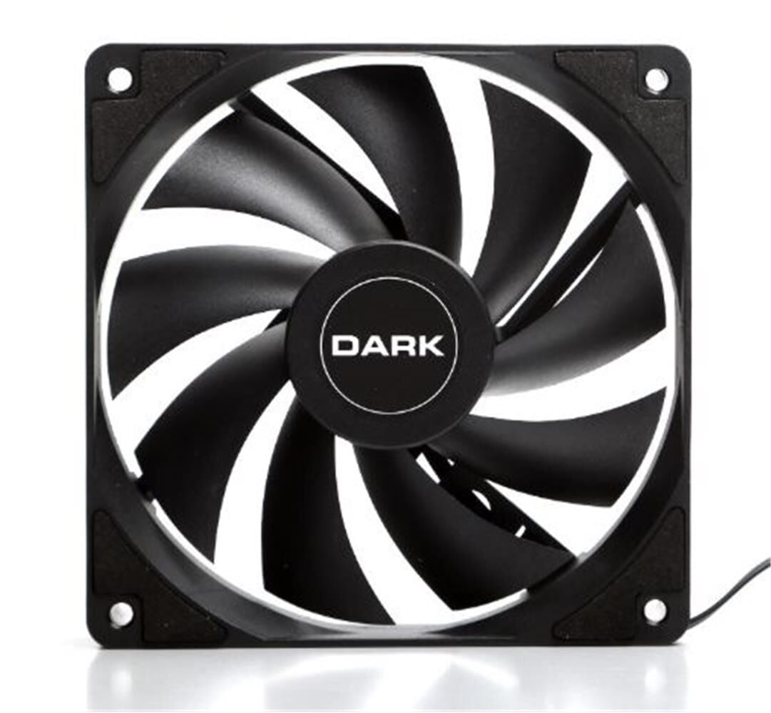 Dark''DKCCF123R''12cm  1200 RPM, 36 CFM, Güçlü Soğutma Sessiz Siyah Kasa Fanı