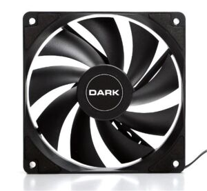 Dark''DKCCF123R''12cm  1200 RPM, 36 CFM, Güçlü Soğutma Sessiz Siyah Kasa Fanı