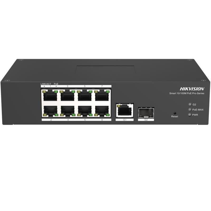 HIKVISION DS-3T1310P-SI/HS 8XFE+1XGE RJ45 110W POE SWİTCH