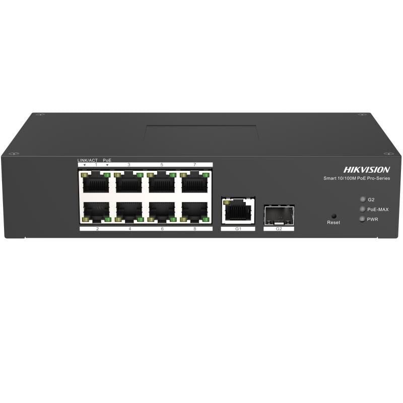 HIKVISION DS-3T1310P-SI/HS 8XFE+1XGE RJ45 MEGABİT 110W POE SWİTCH