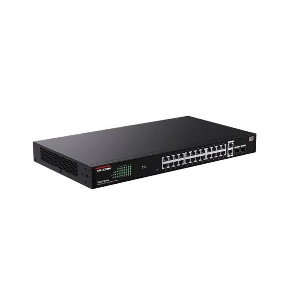 IP-COM G2228P-24-410W 24 PORT GIGABIT+2XRJ45/SFP UPLINK 370W POE CLOUD YÖNETİLEBİLİR RACKMOUNT SWITCH