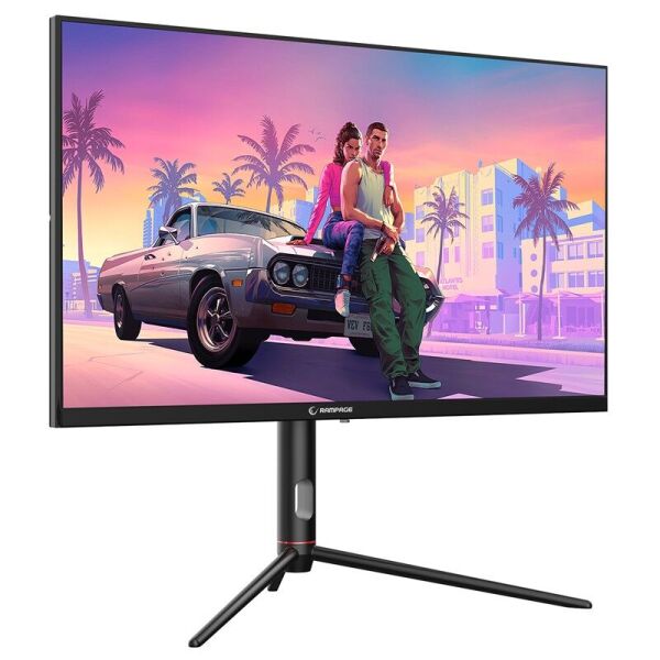 RAMPAGE GLACIER GL27R180Q 27'' 180HZ 1MS AUO IPS QHD 2K PİVOT SİYAH OYUNCU MONİTÖRÜ