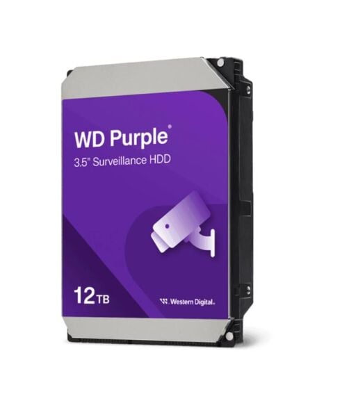 Wd 12Tb wd121 Purple Pro 7200rpm 256MB Sata3 7-24 Güvenlik 3.5 Harddisk (Resmi Distribitör Ürünü)
