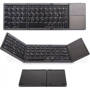 Sline Y-041 Katlanabilir Kablosuz Bluetooth Klavye Touchpadli Taşınabilir