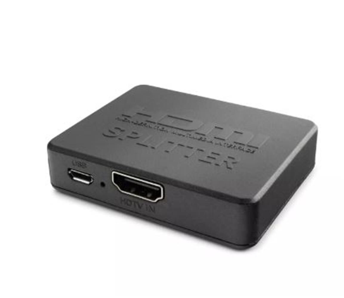 Hadron Hdx1371 2Port Splitter 4K-20 With Usb Power Cable