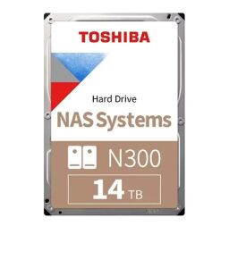 Toshiba 14TB N300 7200RPM 256MB 7-24 HDWG51EUZSVA Nas Harddisk