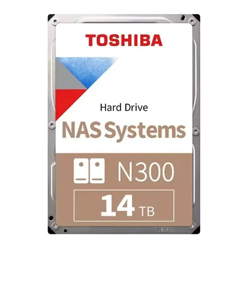 Toshiba 14TB N300 7200RPM 256MB 7-24 HDWG51EUZSVA Nas Harddisk