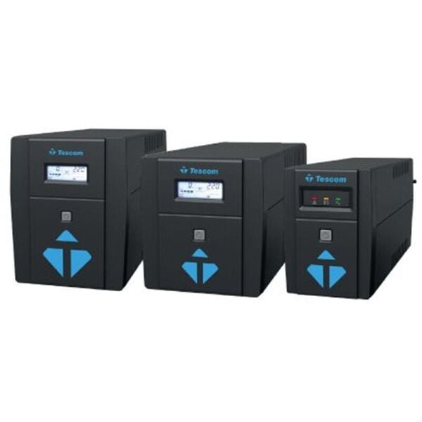 TESCOM LEOAP 1000VA 1F/1F (2X7AH) 5/10DK LCD LINE INTERAKTIF UPS