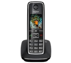 Gigaset C530 IP Siyah Telsiz Telefon Işıklı Ekran 200 Rehber