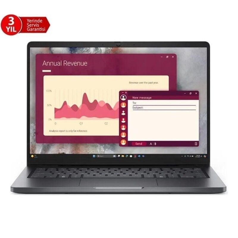 DELL NB PRO 14 ULTRA7 255U 16GB 512SSD DOS BTO107_PC14250_U