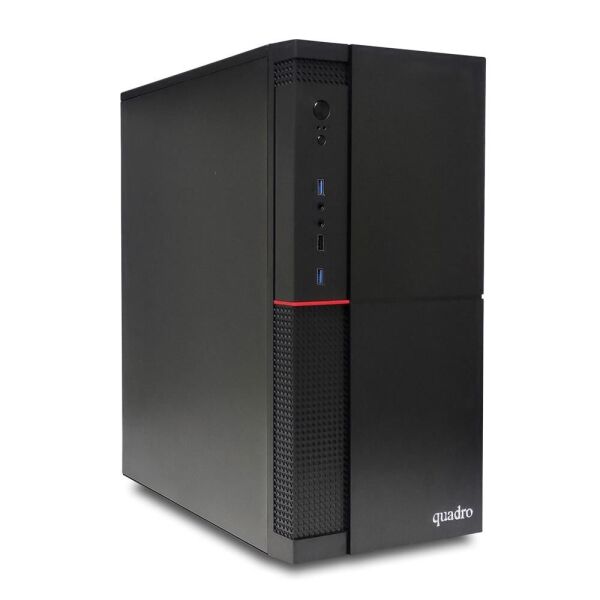 Quadro Solid DHA- 41825 Ci3 4130 3.4Ghz 8gb 256gb SSD ONB VGA Freedos Masaüstü Bilgisayar -DVD YOK-
