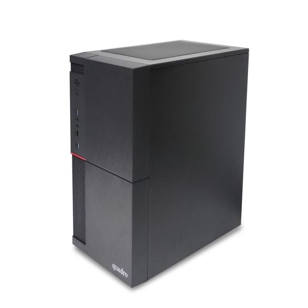 Quadro Solid DHA- 41825 Ci3 4130 3.4Ghz 8gb 256gb SSD ONB VGA Freedos Masaüstü Bilgisayar -DVD YOK-