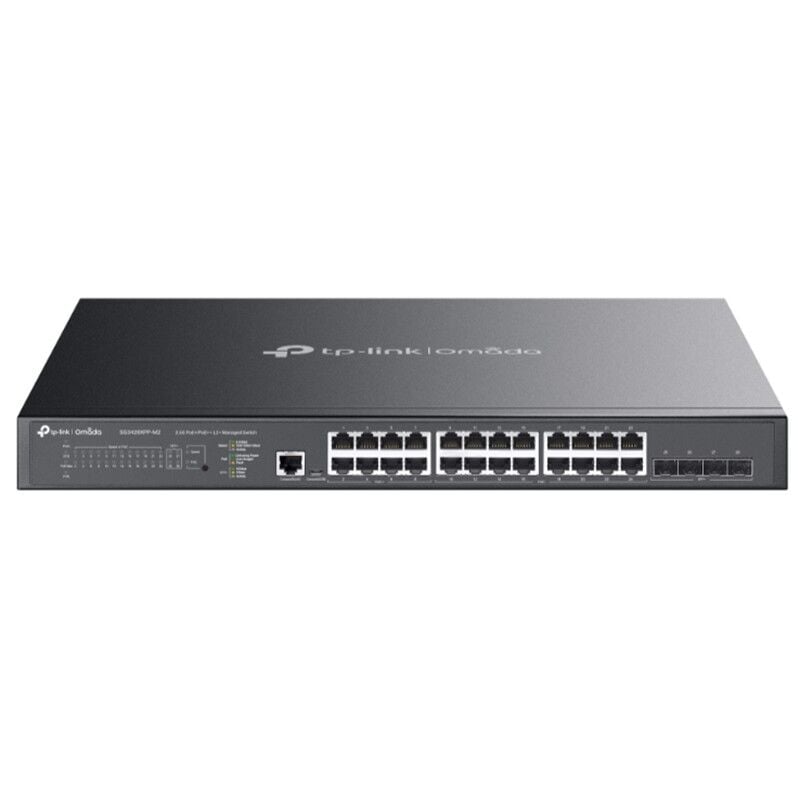 TP-LINK OMADA TL-SG3428XPP-M2 24-PORT 2.5GB 4 PORT 10GE SFP+ L2+ 500W POE YÖNETİLEBİLİR SWITCH