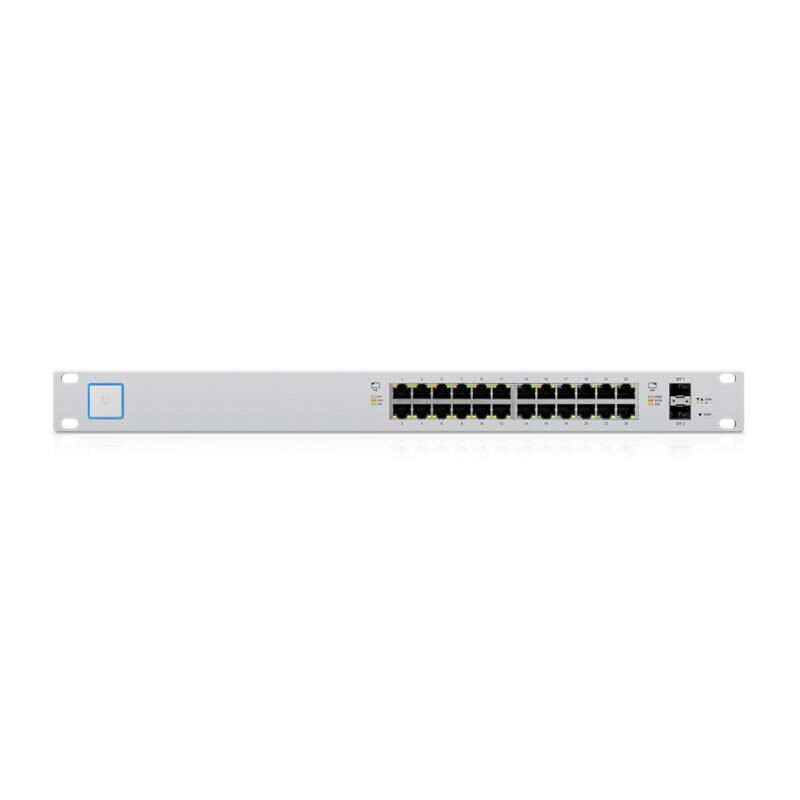 UBIQUITI US-24-250W 24 PORT GIGABIT+2X1GB SFP+ CONSOL PORT 802.3AT/AF YÖNETİLEBİLİR 250W RACKMOUNT POE SWITCH