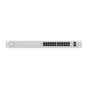 UBIQUITI US-24-250W 24 PORT GIGABIT+2X1GB SFP+ CONSOL PORT 802.3AT/AF YÖNETİLEBİLİR 250W RACKMOUNT POE SWITCH
