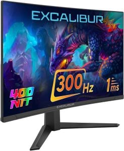 Casper 27'' Excalibur E27FVC-E 300HZ 1MS 400NIT Fast VA Curved HDR10 Oyuncu Monitörü
