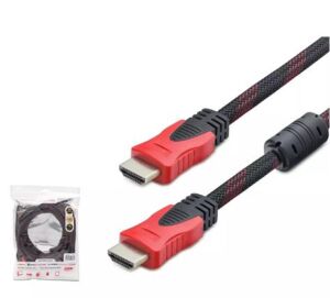 Hadron Hdx2022 15M Hdmi Kablo Örgülü  Siyah