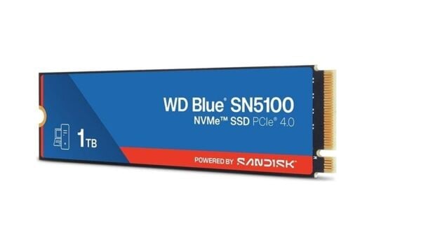 Wd 1TB Blue SN5100 Pcı-4.0 7100MB-S 6700MB-S WDS100T5B0E M2 SSDDisk