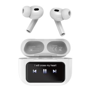 Asonic AS-TWS6S Beyaz Mobil Telefon Uyumlu Bluetooth 5.4V Ekranlı TWS Mikrofonlu Kulaklık