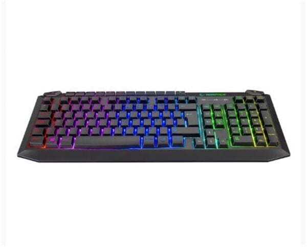 Rampage KB-R310 BROKER V2 Siyah Usb Gökkuşağı Zemin Aydınlatmalı 12800 DPI Oyuncu Klavye + Mouse Set
