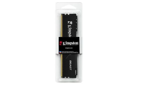Kingston Beast KF436C18BB-16TR 16GB (1x16) DDR4 3600Mhz CL18 Siyah Gaming RAM (Bellek)