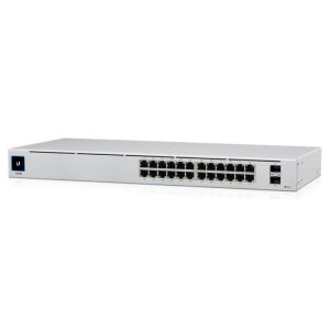 UBIQUITI USW-24-POE 24 PORT GIGABIT + 2X1GB SFP UPLINK YÖNETİLEBİLİR 95W POE RACKMOUNT SWITCH