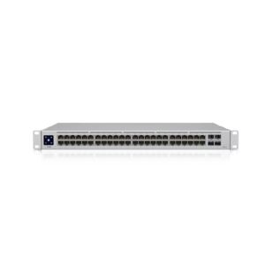 UBIQUITI USW-48-POE 48 PORT GIGABIT + 4X1GB SFP UPLINK 195W POE YÖNETİLEBİLİR RACKMOUNT SWITCH