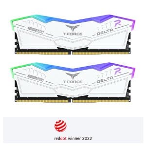 Team T-Force DELTA RGB Beyaz 32GB(2x16GB) 5600MHz DDR5 CL38 Gaming Ram (FF4D532G5600HC38GDC01)