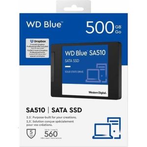 Wd 500GB Blue WDS500G3B0A 2.5'' 560MB-530MB-S Sata SSD Harddisk