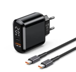MCDODO CH-7172 PD3 20W 1 USB 1 TYPE-C GİRİŞLİ  ŞARJ ADAPTÖRÜ USB-C TO USB-C -SİYAH