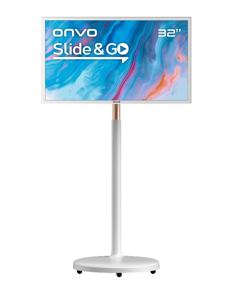 Onvo 32'' 32OVM6000 82 Ekran Slide&Go Hareketli Android 13 Smart LED Ekran 6 Saat Pil (Dokunmatik)