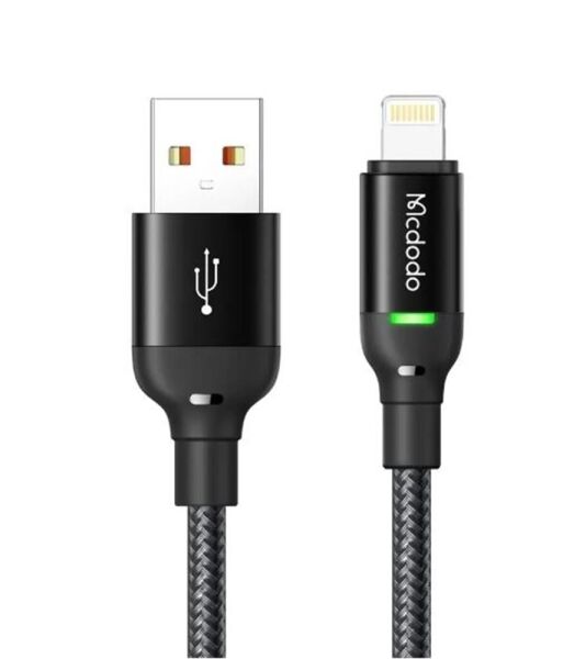 MCDODO CA-2700 iPhone Lightning Şarj Ve Data Kablosu 1.2m Siyah