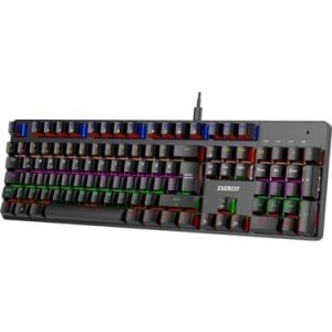 EVEREST KB-MK1 LUMOS SİYAH USB RAINBOW AYDINLATMALI RED SWITCH FULL ANTI-GHOSTING GAMING KLAVYE