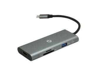 Frisby FA-7712TC USB Type-C™ Hub (HDMI + 3 x USB 3.0 + SD-TF + PD Şarj)