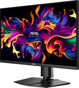 26.5 MSI MAG 272QP QD-OLED X24 WQHD  0.03MS 240HZ FREESYNC PREMIUM PIVOT GAMING