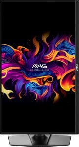 26.5 MSI MAG 272QP QD-OLED X24 WQHD  0.03MS 240HZ FREESYNC PREMIUM PIVOT GAMING