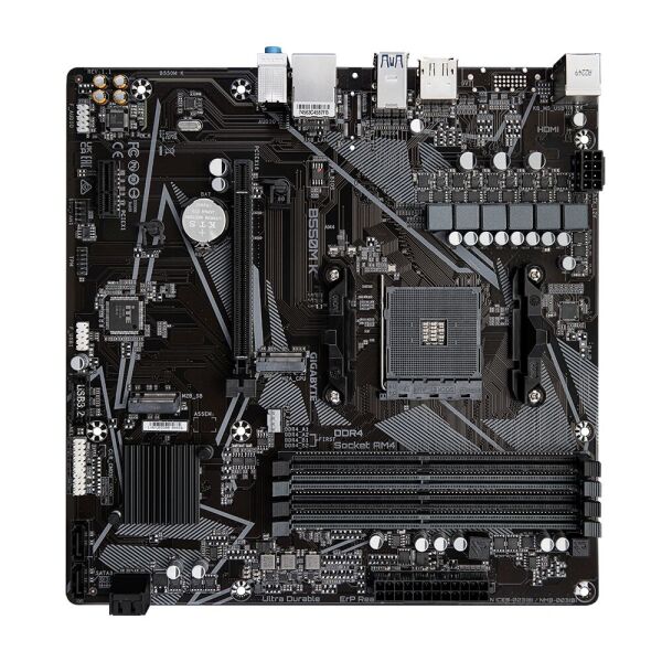 GIGABYTE B550M K DDR4 4733MHz(OC) HDMI M.2 DP mATX