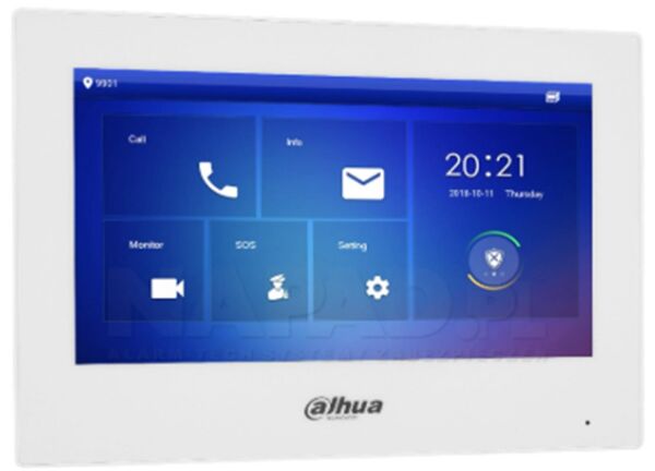 Dahua VTH2622G(W)-W 2 Kablolu IP ve Wi-Fi İç Mekan Monitörü