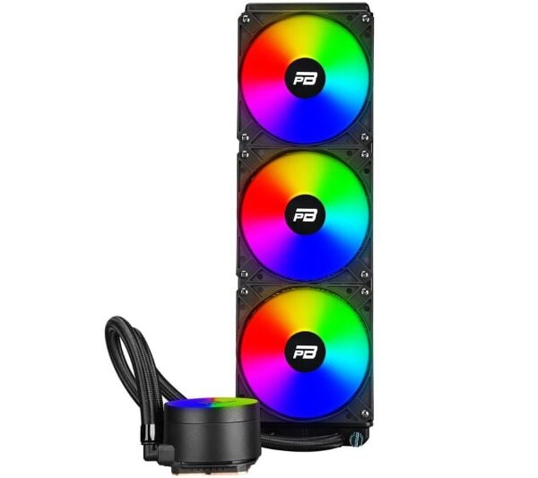 PowerBoost NOBLE 360 Rainbow Fanlı 360mm Intel 1700-AMD AM5 Serisi Uyumlu Sıvı Soğutma Sistemi