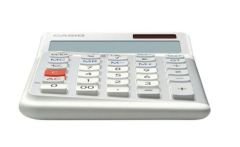 Casio JE-12E-WE Beyaz 12 Hane Masa Üstü Ergonomik Tuşlu Hesap Makinesi
