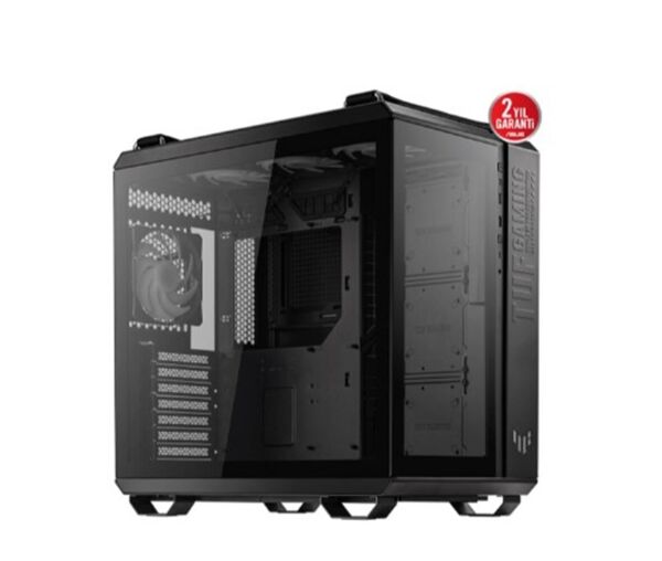 ASUS TUF Gaming GT502 Plus Panaromik Temperli Cam USB 3.2 ATX Siyah Gaming Kasa 