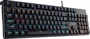 RAMPAGE NIMBUS KB-MK2 SİYAH USB RAINBOW AYDINLATMALI RED SWITCH 26 TUŞ ANTI-GHOSTING MEKANIK GAM