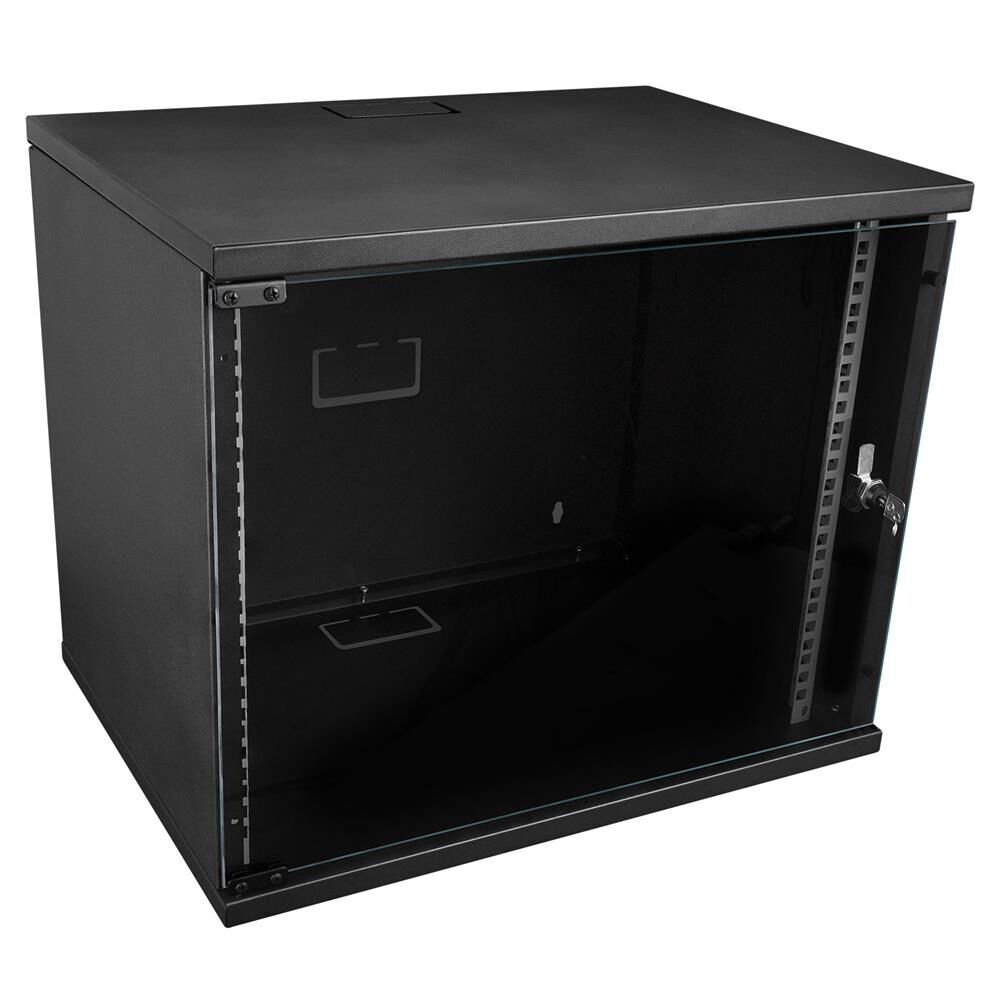 S-link SL-U9 Yeni Nesil 9U Soho Rack Kabin W 530mm D 400mm Siyah